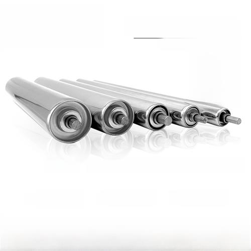 32不锈钢托辊镀锌滚筒无动力滚筒输送带传送带滚轴筒流水线辊筒
