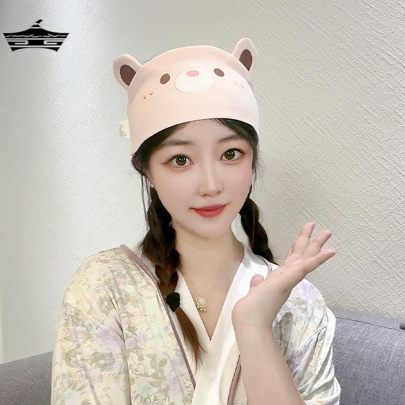 坐月子发带帽子孕妇夏季产后防风护抹额头巾女透气吸汗产妇春秋款