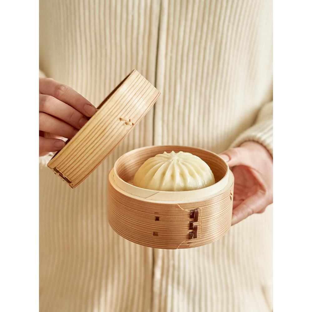 迷你竹笼蒸笼竹制家用蒸小笼包子蒸屉粉蒸肉蒸架篦子小号