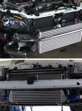 汽车中冷器通用550x130x65MM-51MM进气改装涡轮散热器铝制管式