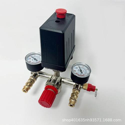 空压机精品巴马支架调压阀开关总成气泵配件自动压力开关出气总成