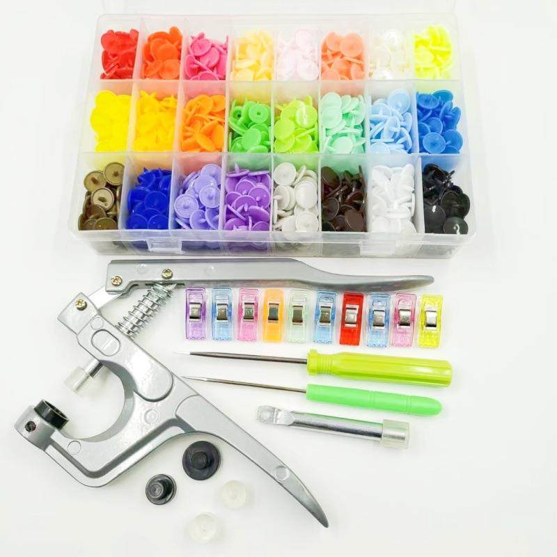 460套T5彩色扣子树脂四合扣套装+手压钳塑料按扣免缝儿童树脂纽扣,纺织面料/辅料/配套,服装纽扣,淘宝优惠券,粉丝福利购,淘宝优惠卷