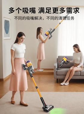 跨境无线吸尘器家用一件起批35000pa大吸力550W大功率无刷吸尘器