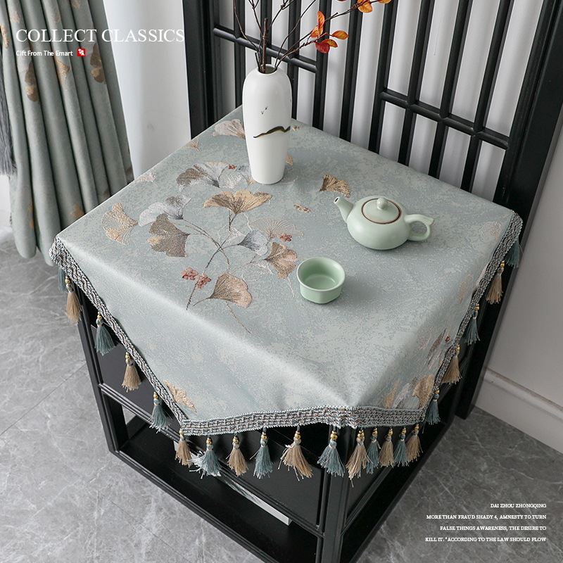 简约现代床头柜布垫防水盖布桌垫2022新款桌布防尘布罩盖巾长方形