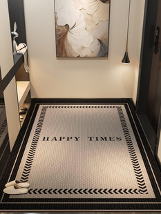 入户门地垫高端进门脚垫耐脏免洗pvc皮革可裁剪玄关门口防滑地毯