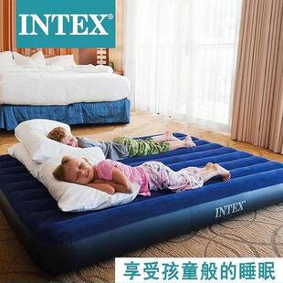 家用双人充气床加厚户外便携午休折叠冲气床气垫床 INTEX充气床垫