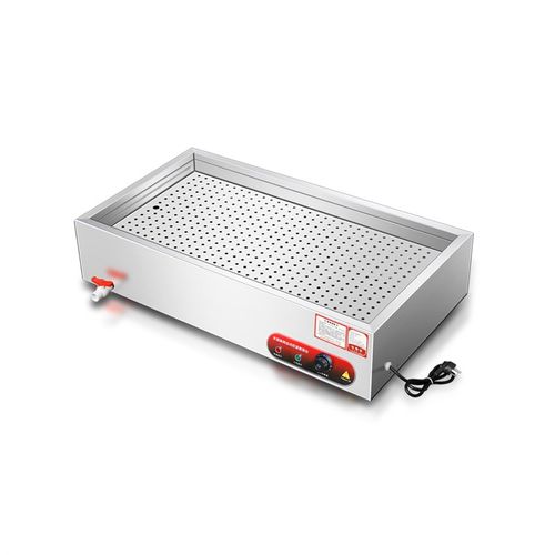 快餐保温台浅型玻璃罩商用加热台式自助售饭蒸菜熟食食堂餐厅打菜