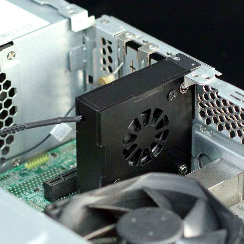 龙佑小机箱抽风散热器PCI半y高机箱涡轮散热风扇显卡降温排气风扇