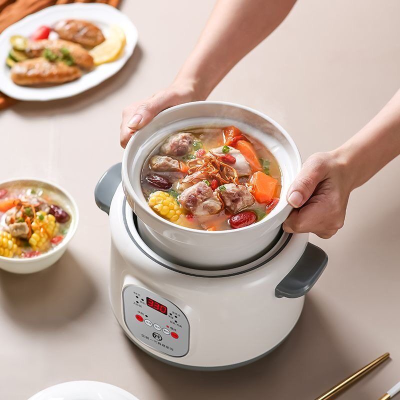 宝宝辅食电炖锅婴儿陶瓷bb煲粥熬粥锅多功能迷你煲汤锅全自动专用