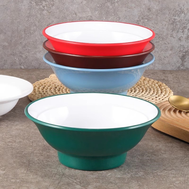 密胺面碗商用面馆餐具麻辣烫碗大碗牛肉汤面O碗拉面碗馄饨碗拌面