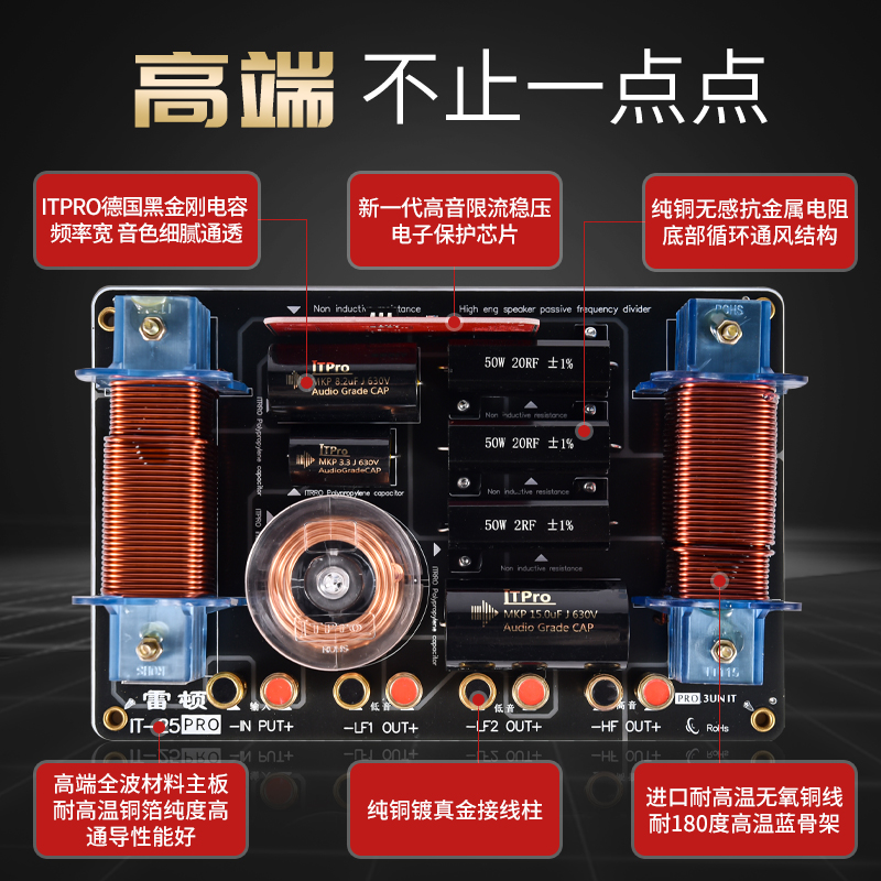 雷顿分频器双10寸12寸15寸x18寸两低一高二分频大功率舞台音响演