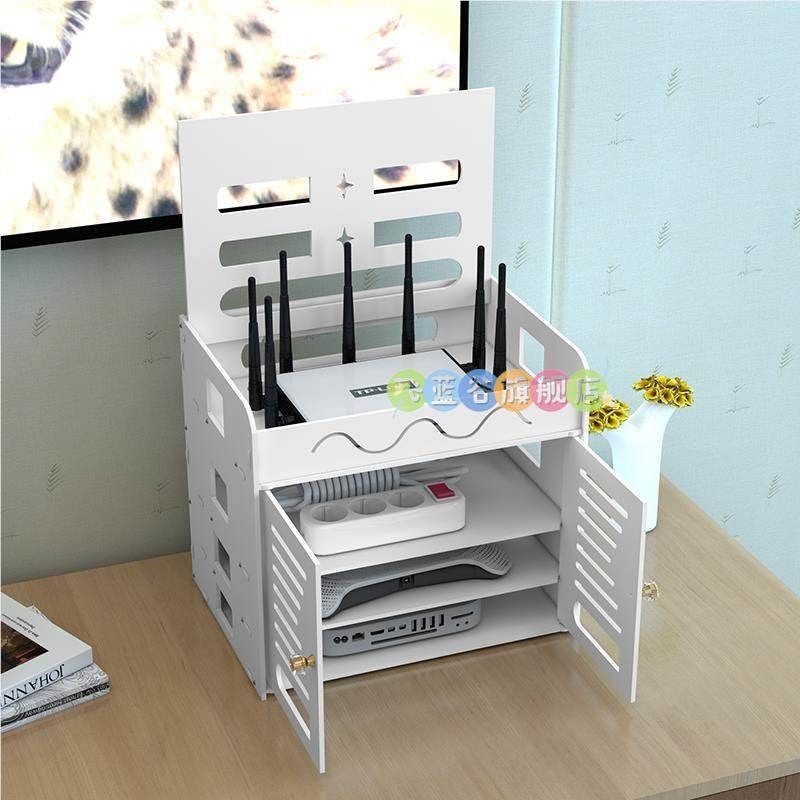 漏油器放置架wife收纳盒放猫和路由器wfi装无线网的架子wi-fi收纳