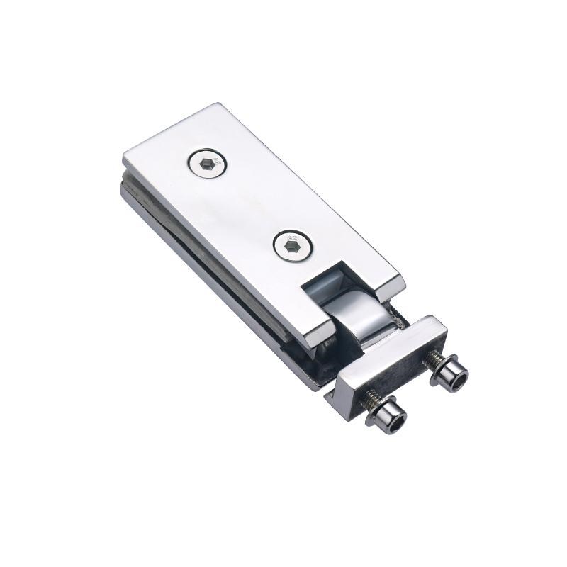 型材门玻璃门合页304不锈钢z极简极窄淋浴房浴室夹无缝防水铰链