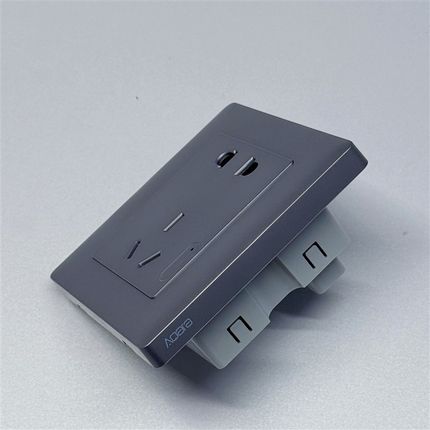 aqara绿米墙壁插座ZigBee版远程定时开关五孔10A智能插座86型暗盒