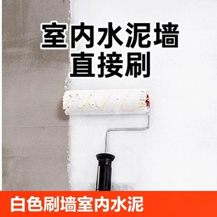 墙面去污神器墙面修复漆滚筒白色刷墙室内水泥墙刷白毛坯房自建