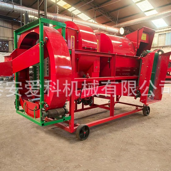 2025款1000型滚筒式花生摘果机干湿两用花生秧果分离机柴油机动力
