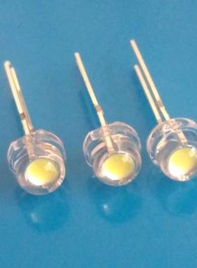 低光衰led草帽灯珠 草帽白光led灯珠 5mm草帽白光 高光效