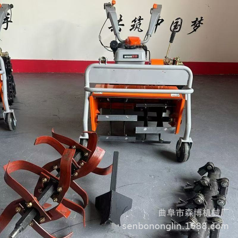 四驱柴油大马力除草机多功能小型旋耕机果园松土开沟除草碎草机
