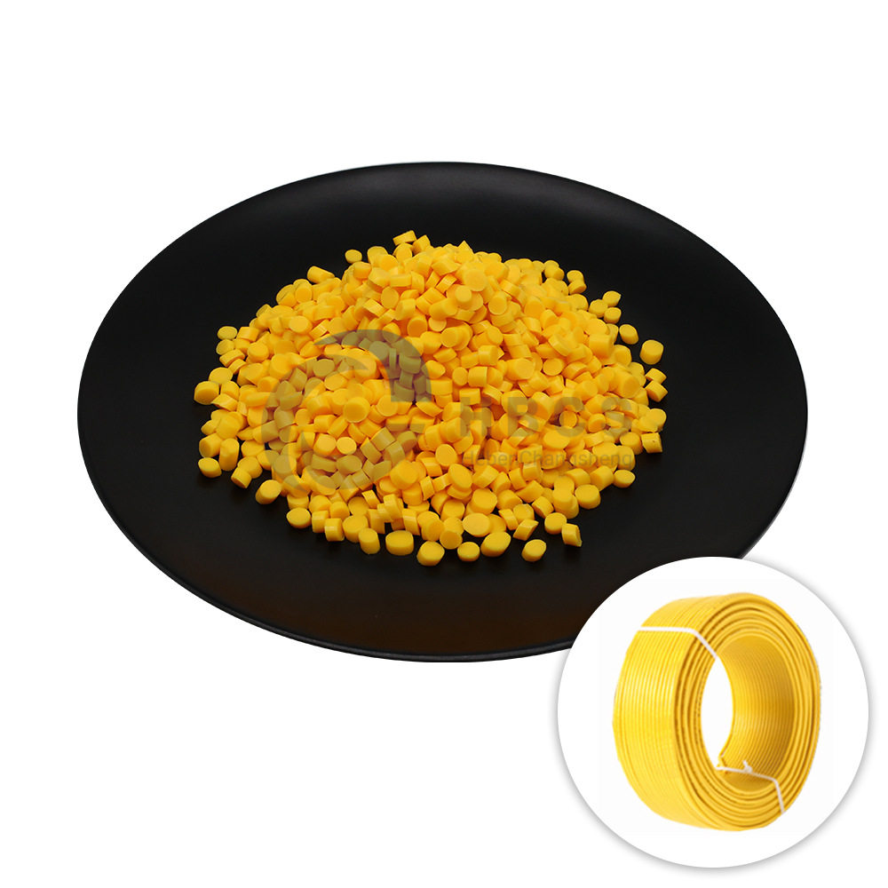 环保阻燃聚氯乙烯PVC线缆绝缘料耐候性优异电子线插头电源线胶粒