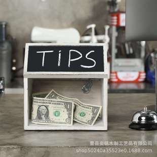 木质透明亚克力存钱盒餐厅义捐储存箱实木透明建议木盒带锁收纳箱