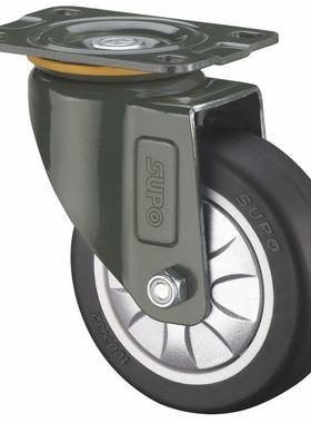 SUPO/向荣 6寸 带边刹车 双轴承 工业PA尼龙脚轮J05S-01C-150-662