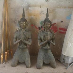 广州穗芳工艺厂玻璃钢埃及金字塔雕塑死神法老木乃伊阿努比斯摆件