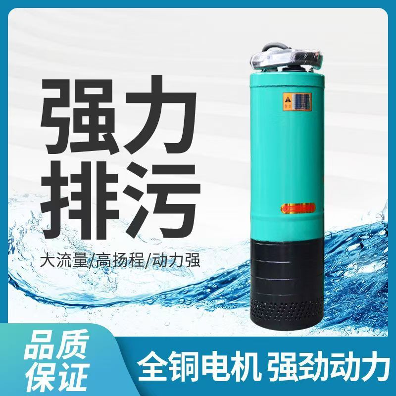 多级水浸式潜水泵380v三相高压水泵抽水机农用灌溉高扬程