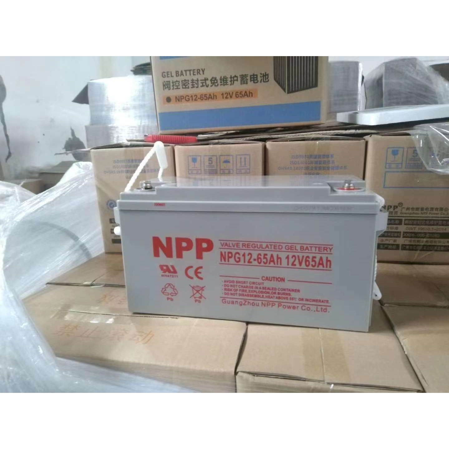 耐普蓄电池质保三年NPG12V65 12V65AH免维护蓄电池