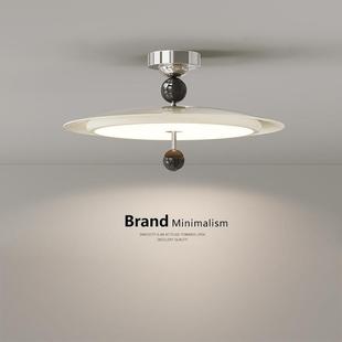 法式 房间主卧吸顶灯中古风护眼书房飞碟灯 奶油风卧室吊灯led个性