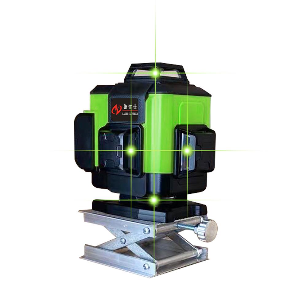 12线绿光水平仪16线贴地仪贴墙仪高精度室外强光自动打线仪