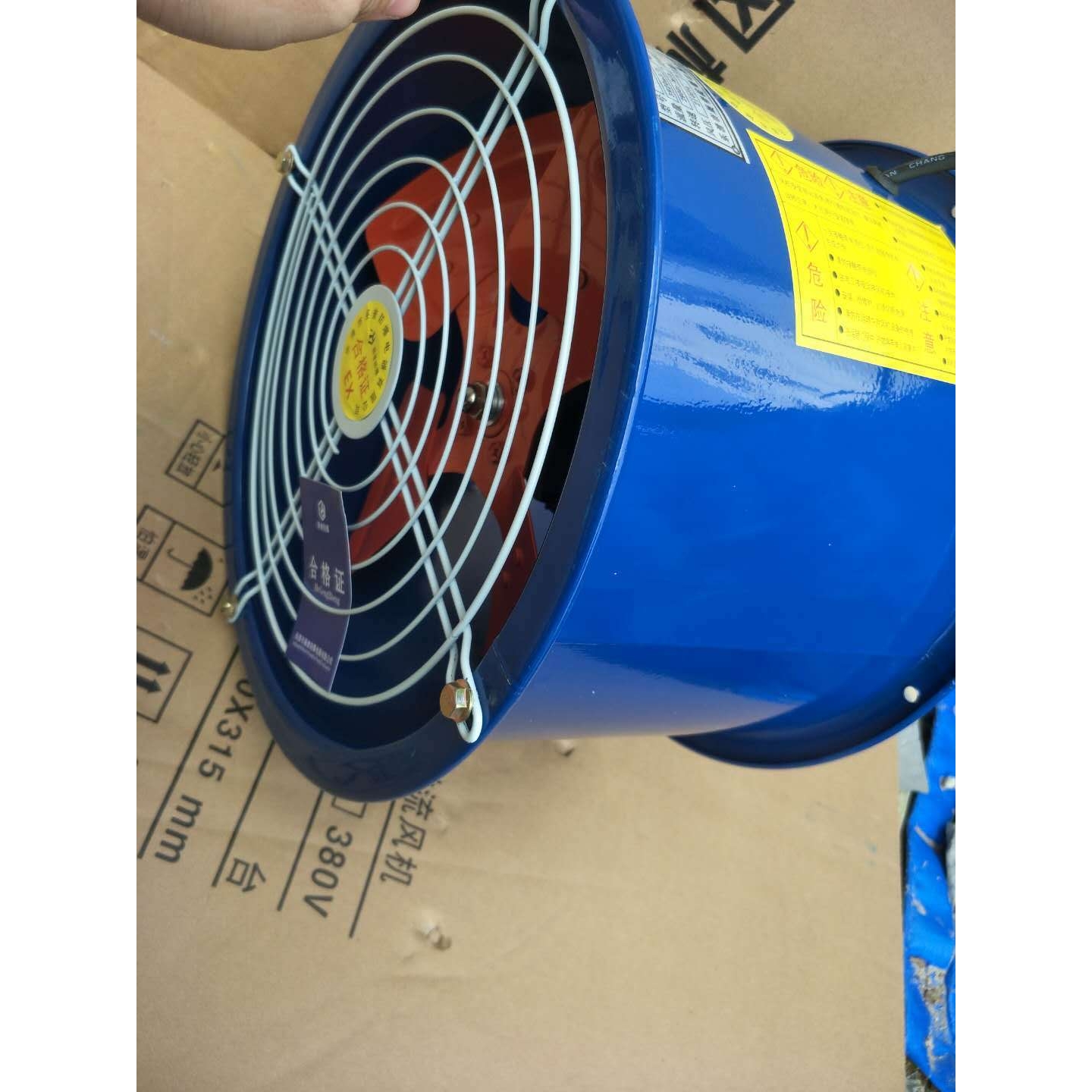 T35-11-5型低噪声轴流风机220V 380V管道式排风扇 换气扇 管道式