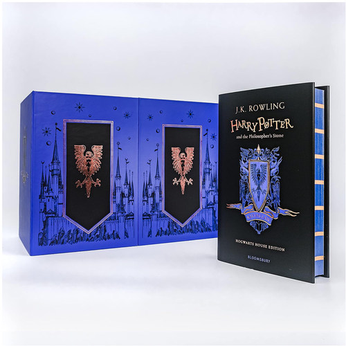 哈利波特学院版精装套装-拉文克劳英文版小说套装 JK罗琳英语书籍阅读 Harry Potter Ravenclaw House Editions Hardback Box Set