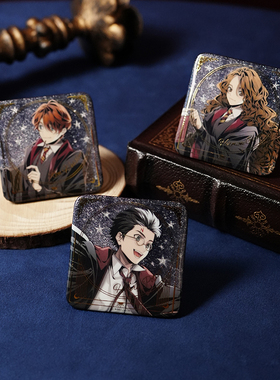 哈利波特正版周边闪耀系列徽章谷子官谷吧唧盲袋胸针盲盒人物