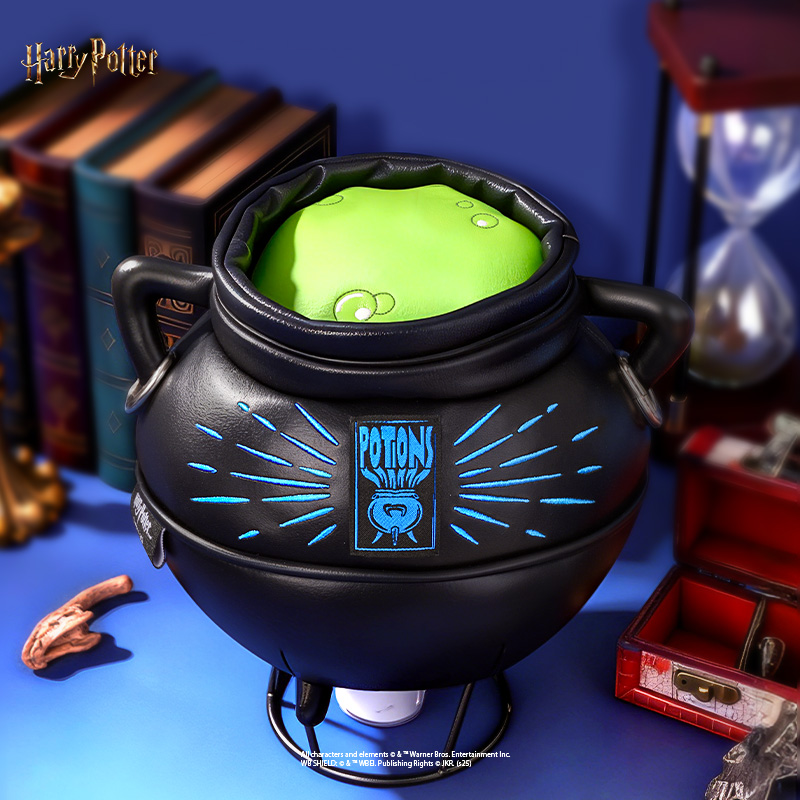 哈利波特正版周边坩埚斜挎包创意包包时尚出行通勤百搭PU皮革包