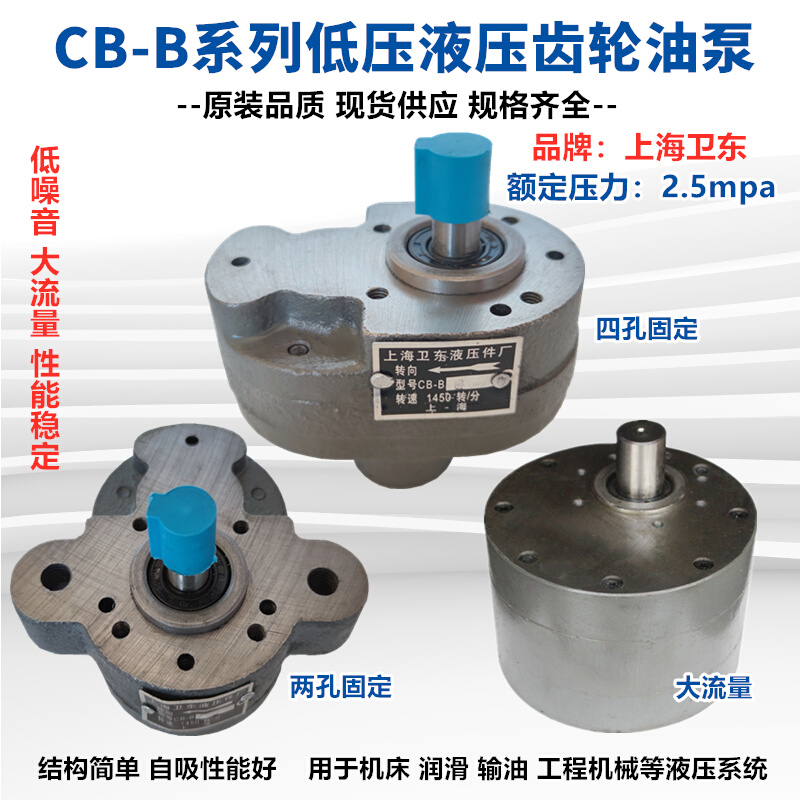 齿轮润滑油泵CB-B2.5/4/6/10-D/16/25/32/50/63/80 125-F