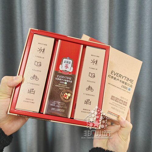 源400+！每天一条！状态满格！韩国浓缩红参浆饮10g*30条礼盒装