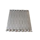 304不锈钢冲孔炼板排屑机炼板流水线耐高温烘干挡板式 炼板传动带