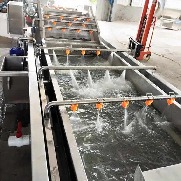 全自动樱桃钙果清洗机 大型水果清洗上料榨汁生产线设备 厂家出售