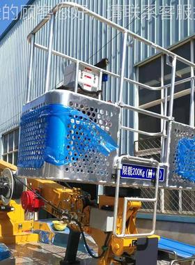 铝合吊篮高空作业台外墙建筑工高空作业篮平起施重机金PXS用吊车