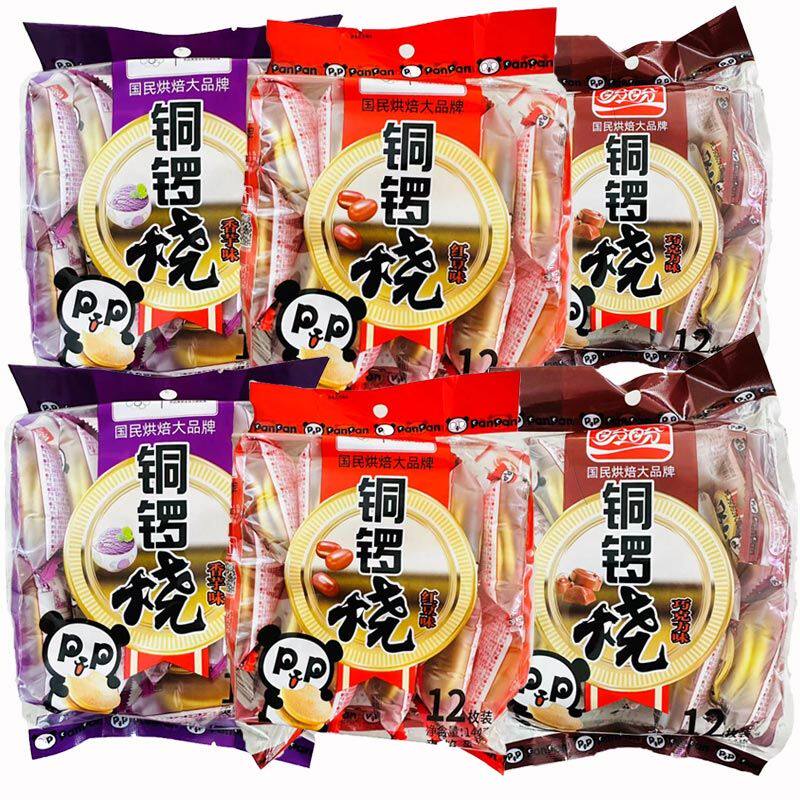 盼盼铜锣烧144g红豆味夹心面包