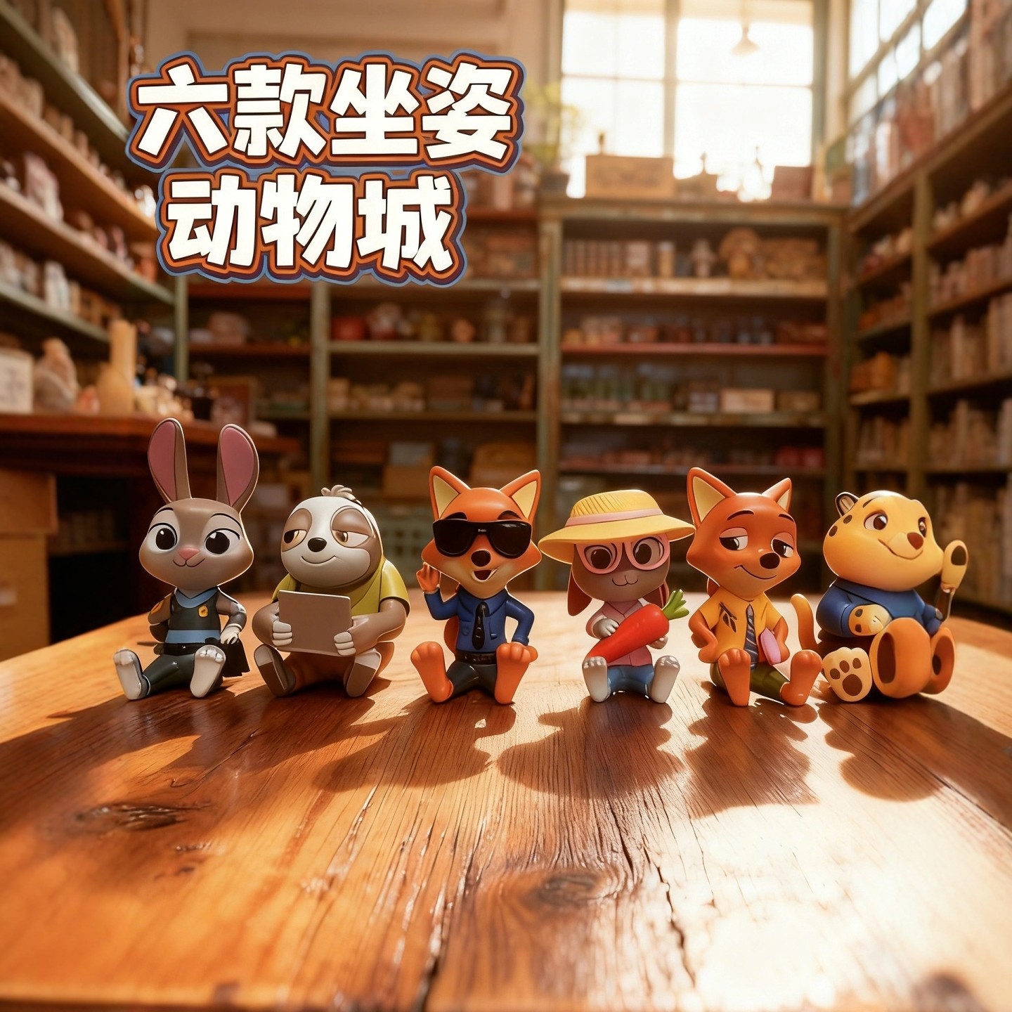 疯狂动物城兔子朱迪尼克盲盒