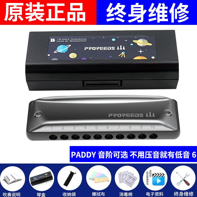 ProReeds十孔布鲁斯蓝调儿童成人初学10孔口琴BM PR Boogieman