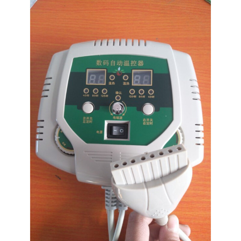 玉石床垫开关电加热温控器超长波定时数显双温双控开关温控器