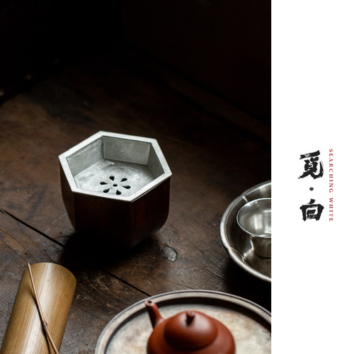 觅白言物纯手工侘寂风茶道零配