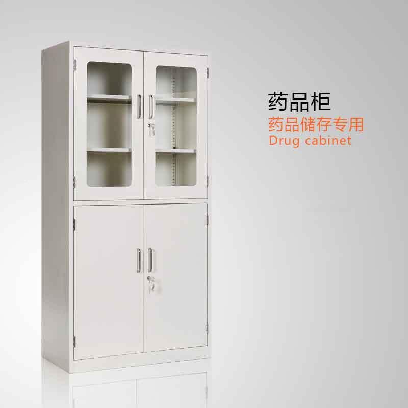 实室药品柜器皿柜试剂柜化验学柜实验室专全有玻璃四钢门防品腐蚀图片