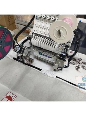 大豪电脑系统2特种绣花机DDSC-GA12I片SEN绣珠亮金绳片刺绣机100x