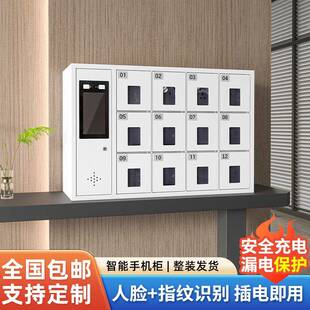 智能手机柜手存放壁管挂班排充电管理柜保DK-65735柜人脸指纹识别