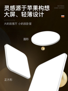 客厅灯2023年新款 卧室主灯led吸顶灯超薄大气极简现代房间灯具