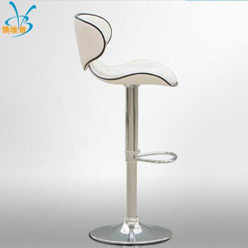 吧台椅 升酒吧椅高脚吧降凳  皮吧质台凳米BWY-1100白色台椅升降