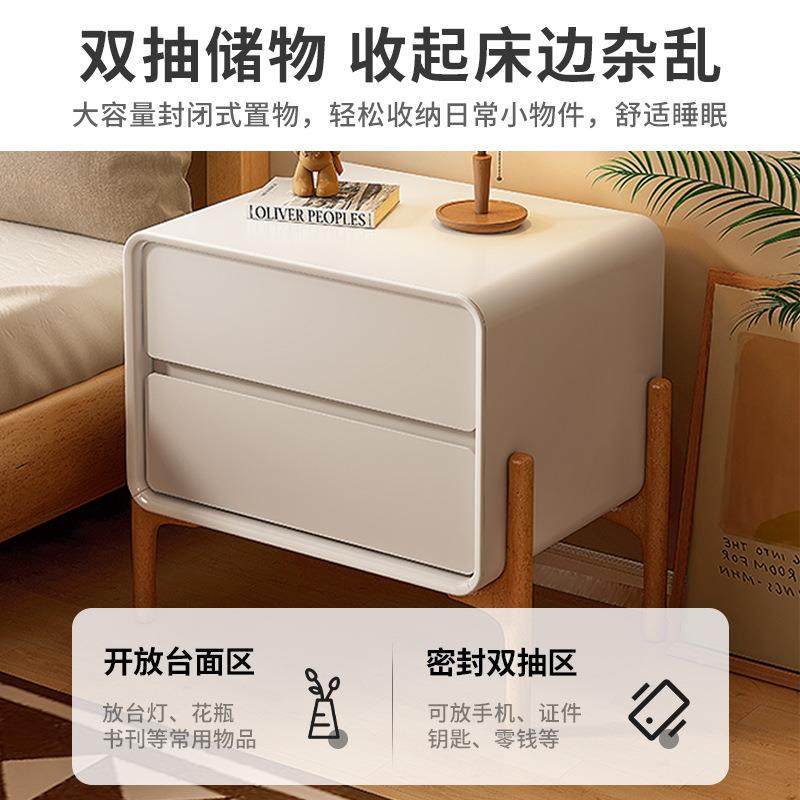 床奶柜新款茶风实木床P326边柜现代简约小皮质型卧室头收纳柜子,住宅家具,其它柜类,淘宝优惠券,粉丝福利购,淘宝优惠卷